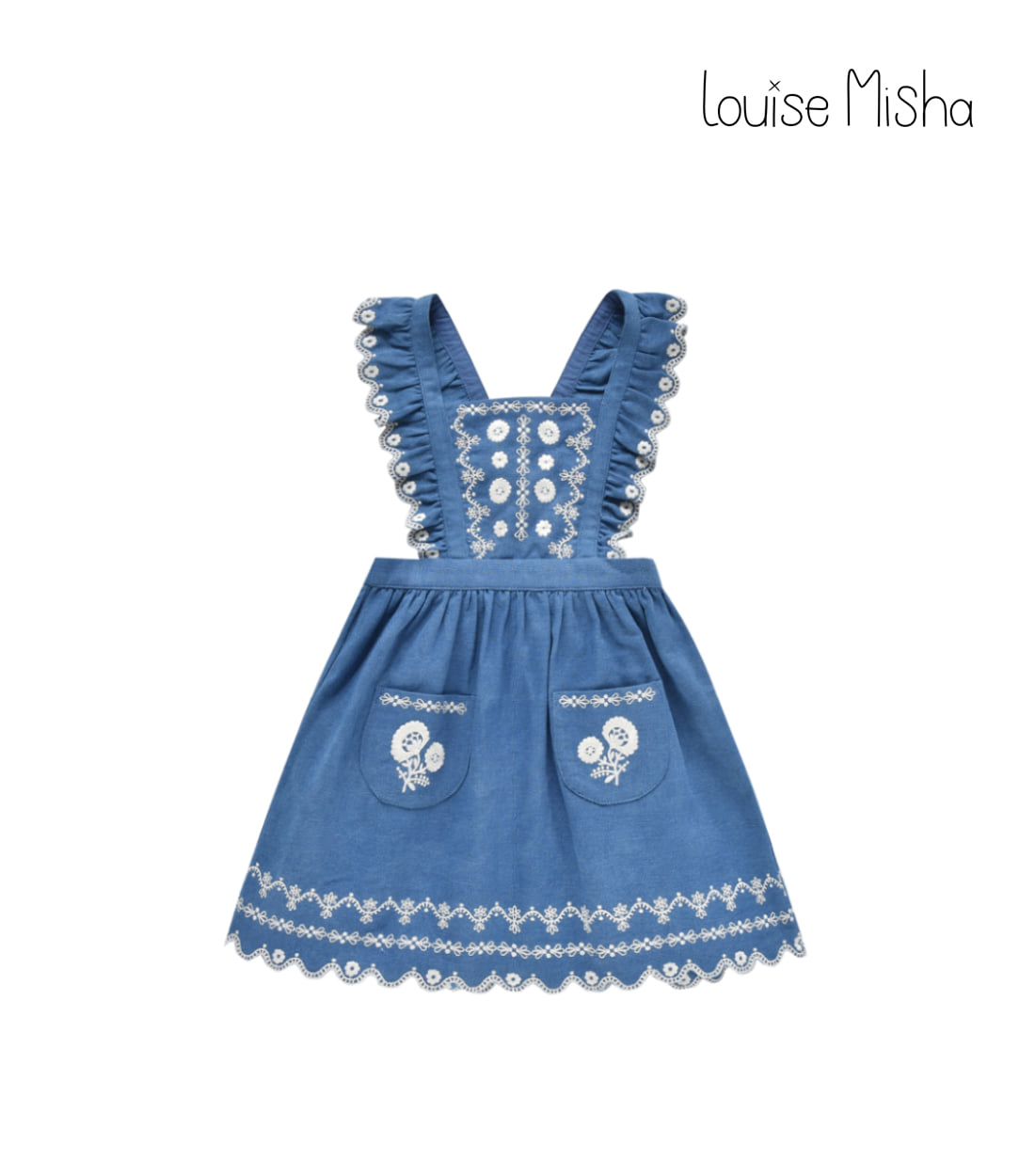 루이스미샤 DRESS IZZIA / DENIM BLUE